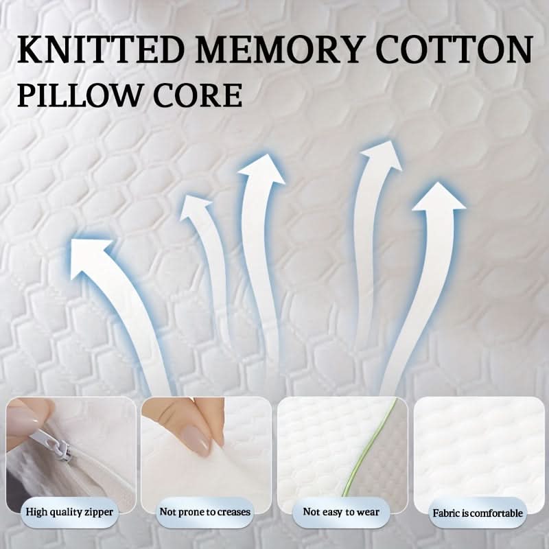 CloudNest – Adaptive Cooling Foam Pillow for Ultimate Comfort