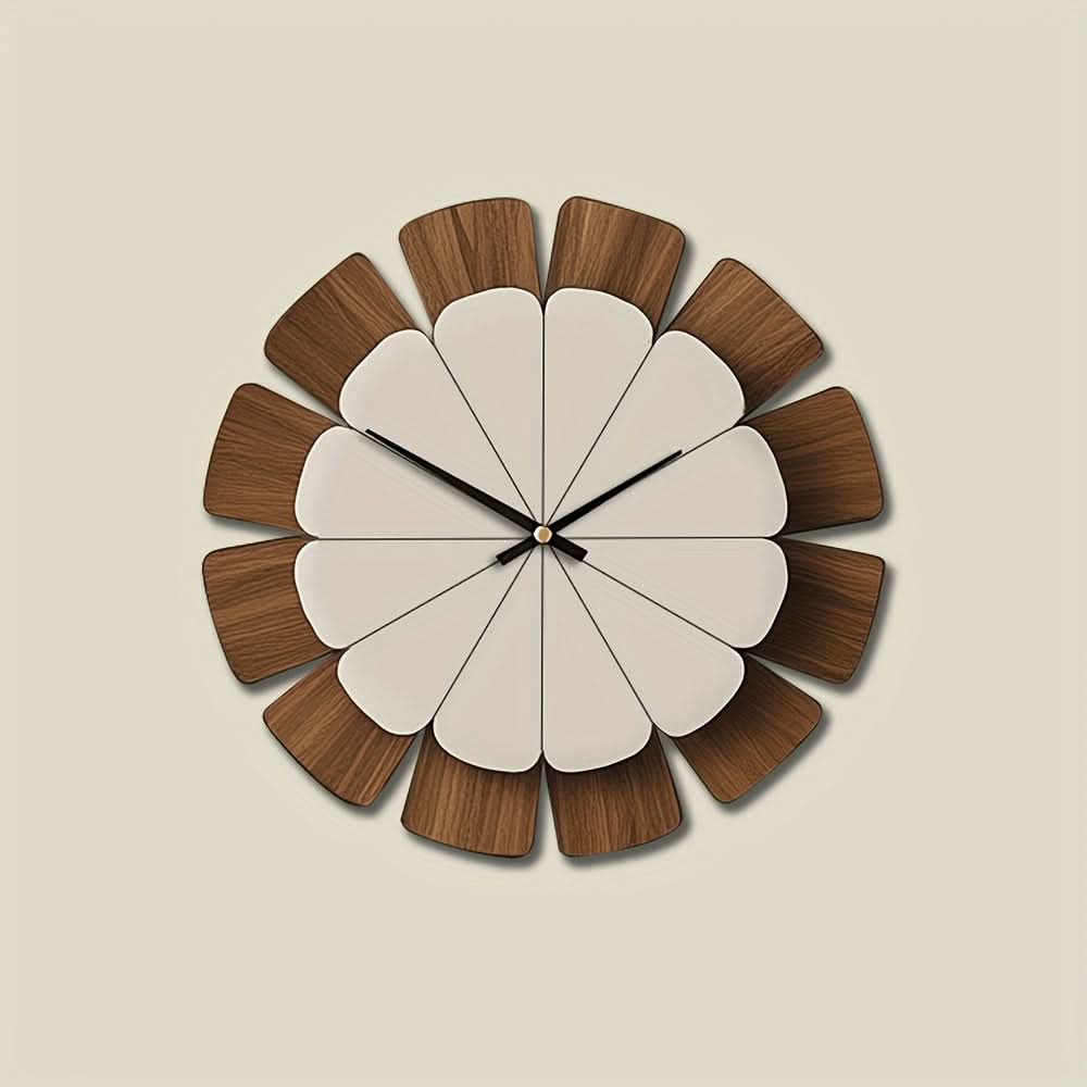 TimberCircle Battery-Powered Classic Wall Clock