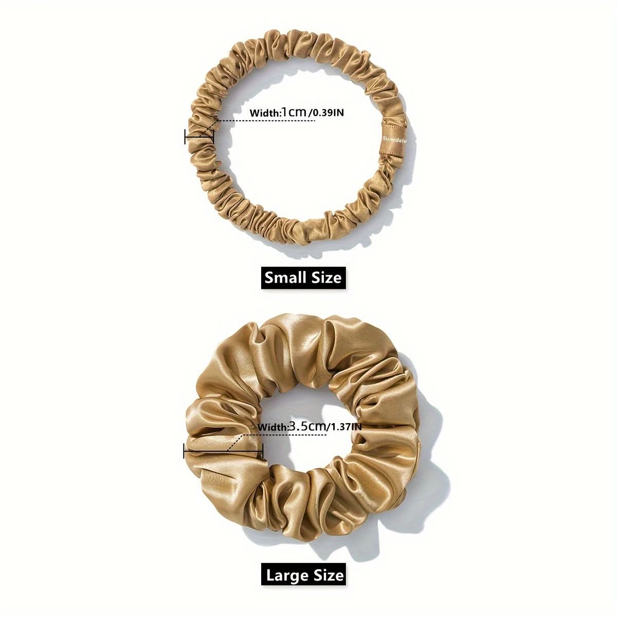SilkTouch – Elegant 2-Pack Hair Scrunchies for Everyday Use