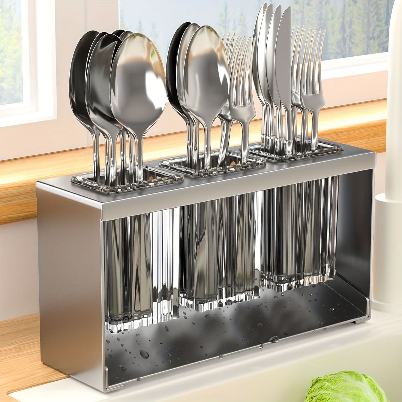 AquaDry – Innovative Utensil Organizer for Your Kitchen
