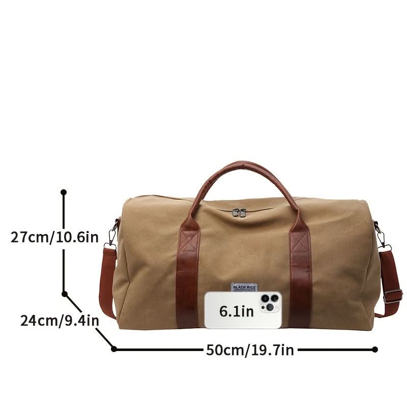 Timeless Travel Companion – Vintage-Inspired Weekender Bag