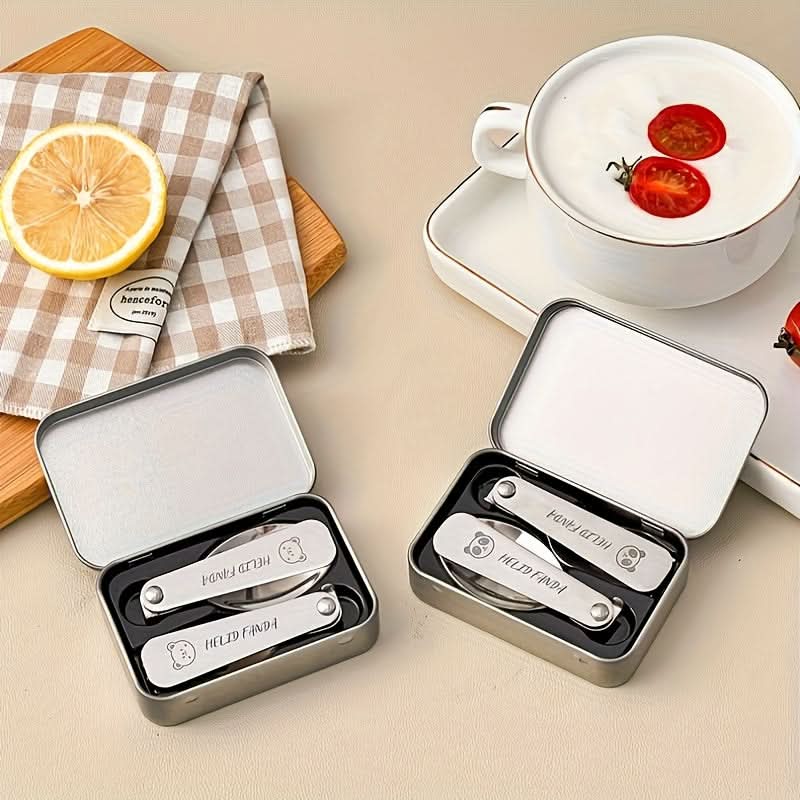 TravelMate – Compact Folding Utensil Set