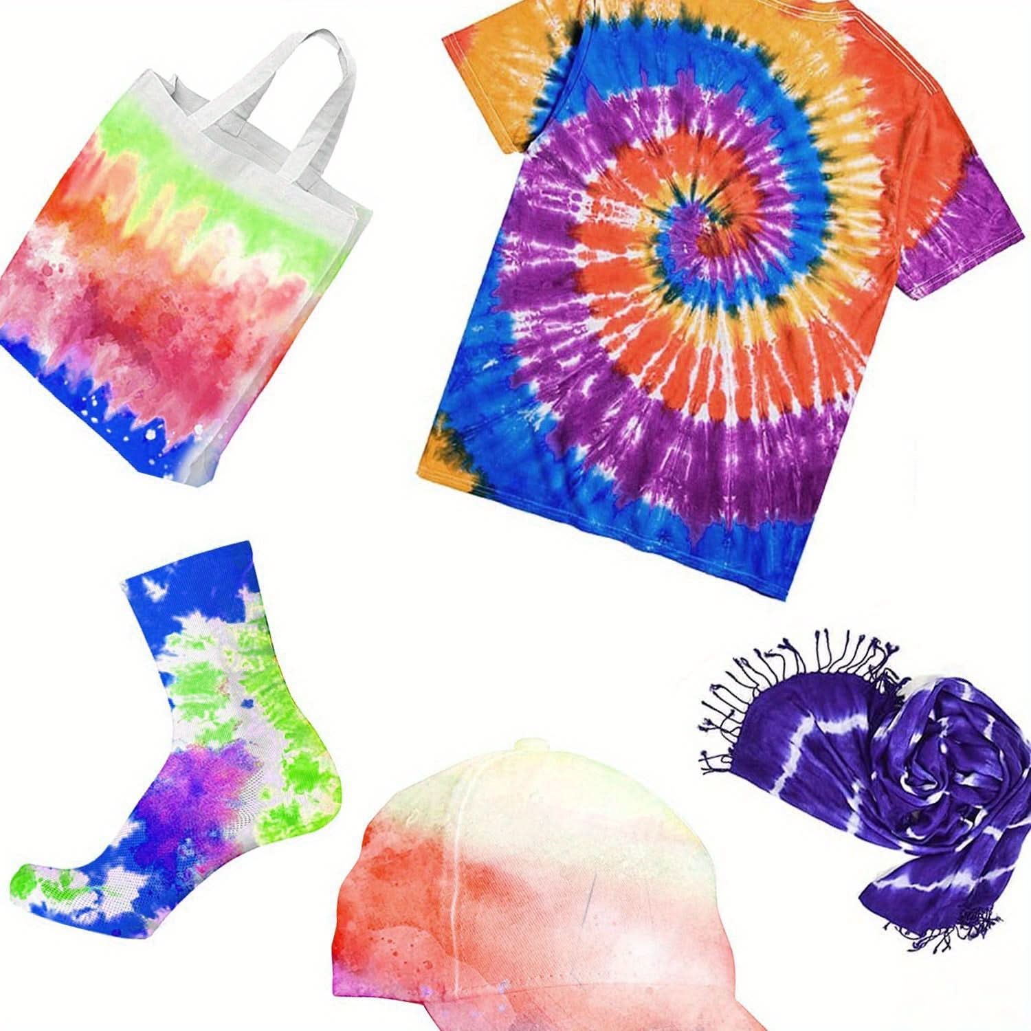 VividHue – Ultimate Multi-Color Fabric Dye Kit for Customization