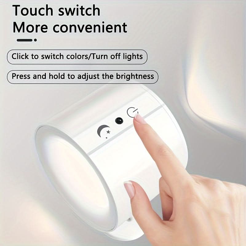AuraFlex – Versatile Rechargeable Wall Light