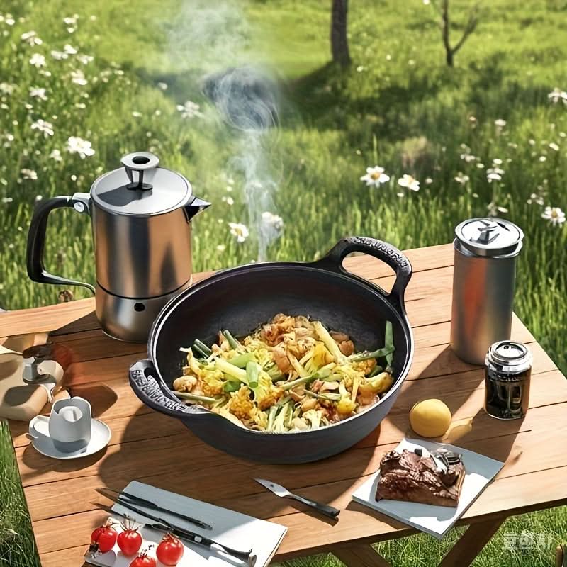 TravelChef – Portable Cast Iron Frying Pan