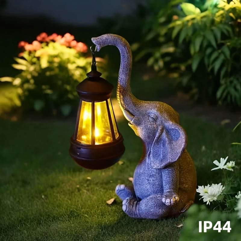 Sunny Safari – Solar-Powered Elephant Garden Light