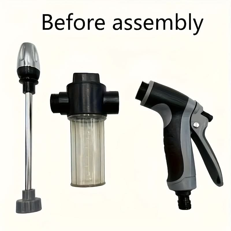 HydroBlast - High-Pressure Garden Hose Sprayer with Foam Cannon