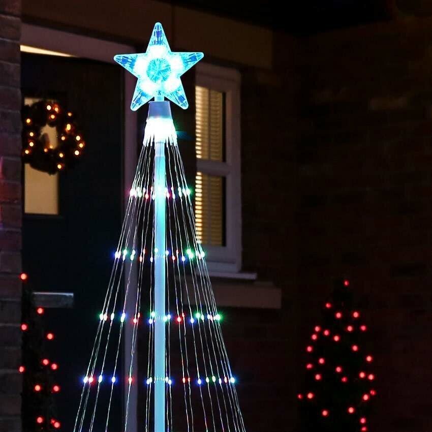 Colorful Animated LED Outdoor Christmas Tree Light Display