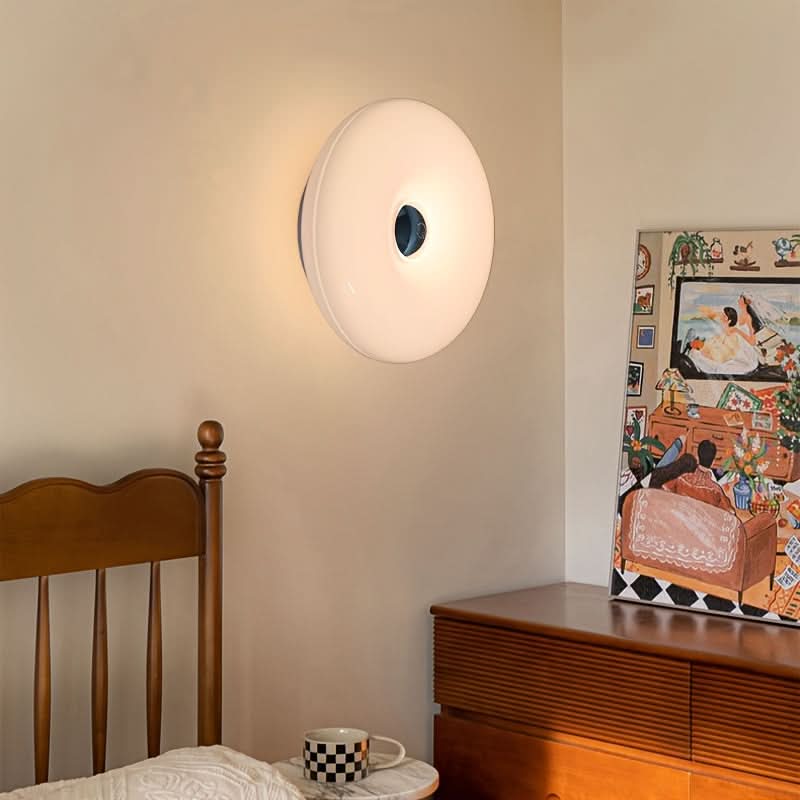 Luminous Delight – Stylish Orange Doughnut-Shaped Lamp