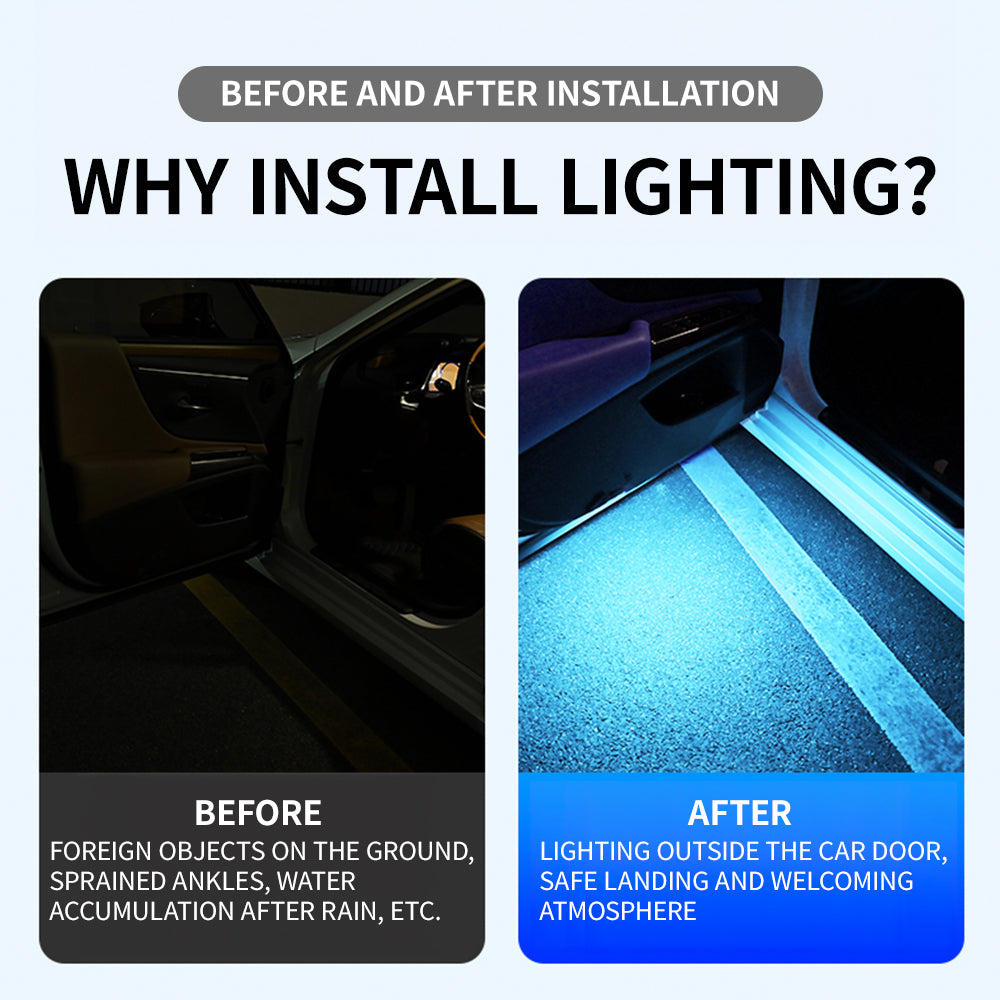 Illuminating Car Door Lights with Magnetic Activation