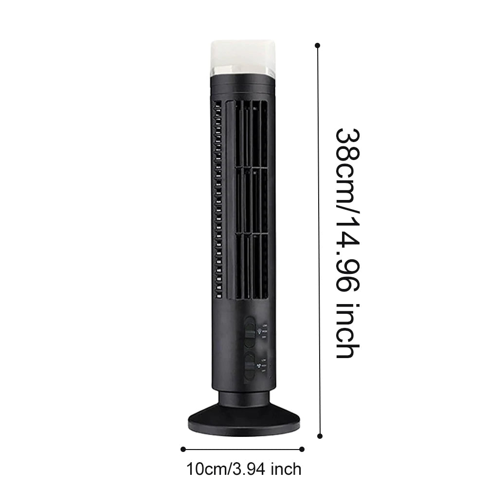 Compact USB-Powered Bladeless Air Cooler for Desk Use