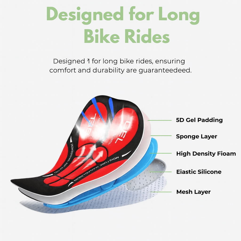 CycloComfort – Premium Bicycle Shorts for Effortless Riding