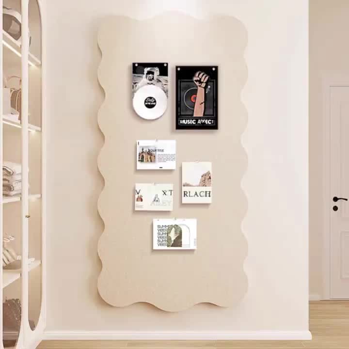Chic Felt Notice Board with Elite Push Pins
