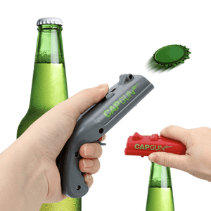 Shooting Bottle Opener with Cap Launcher