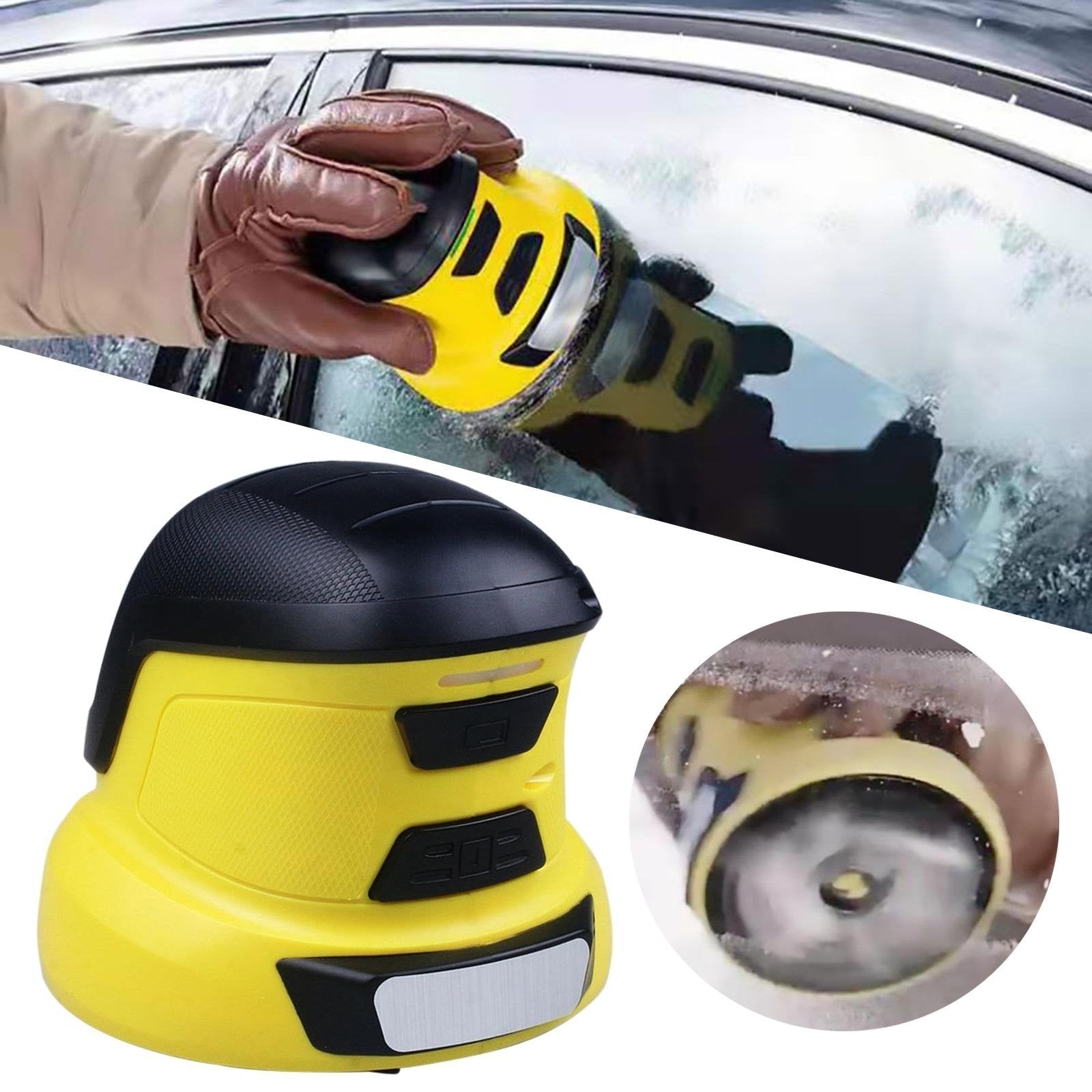 Effortless Electric Ice Remover for Cars - Rechargeable & Portable