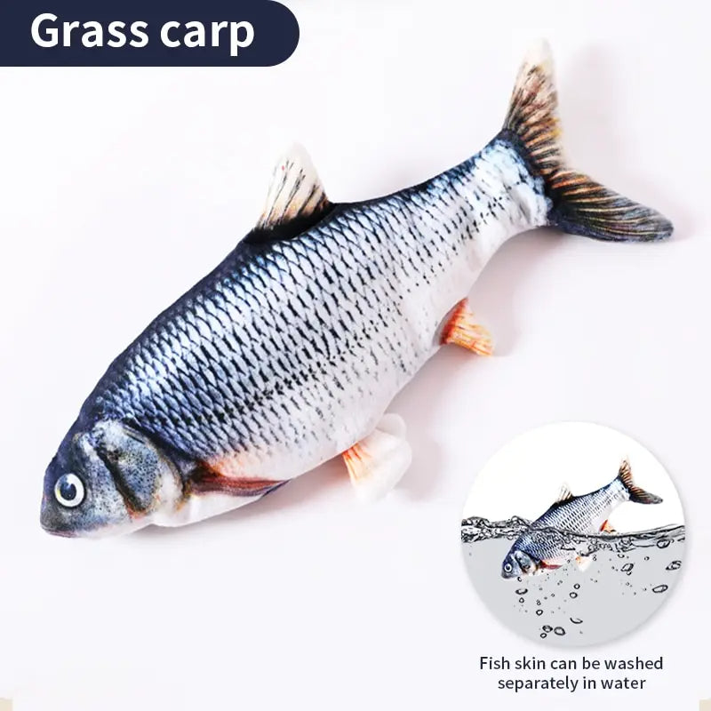 Rechargeable Interactive Fish Toy for Cats