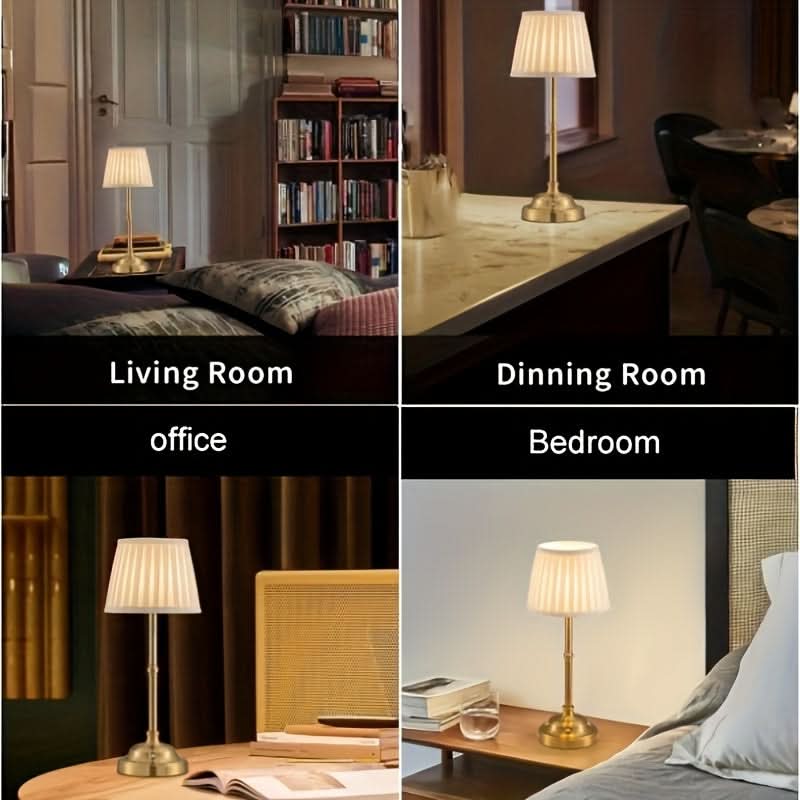 LUMINAIRE – Portable Rechargeable Retro Table Lamp