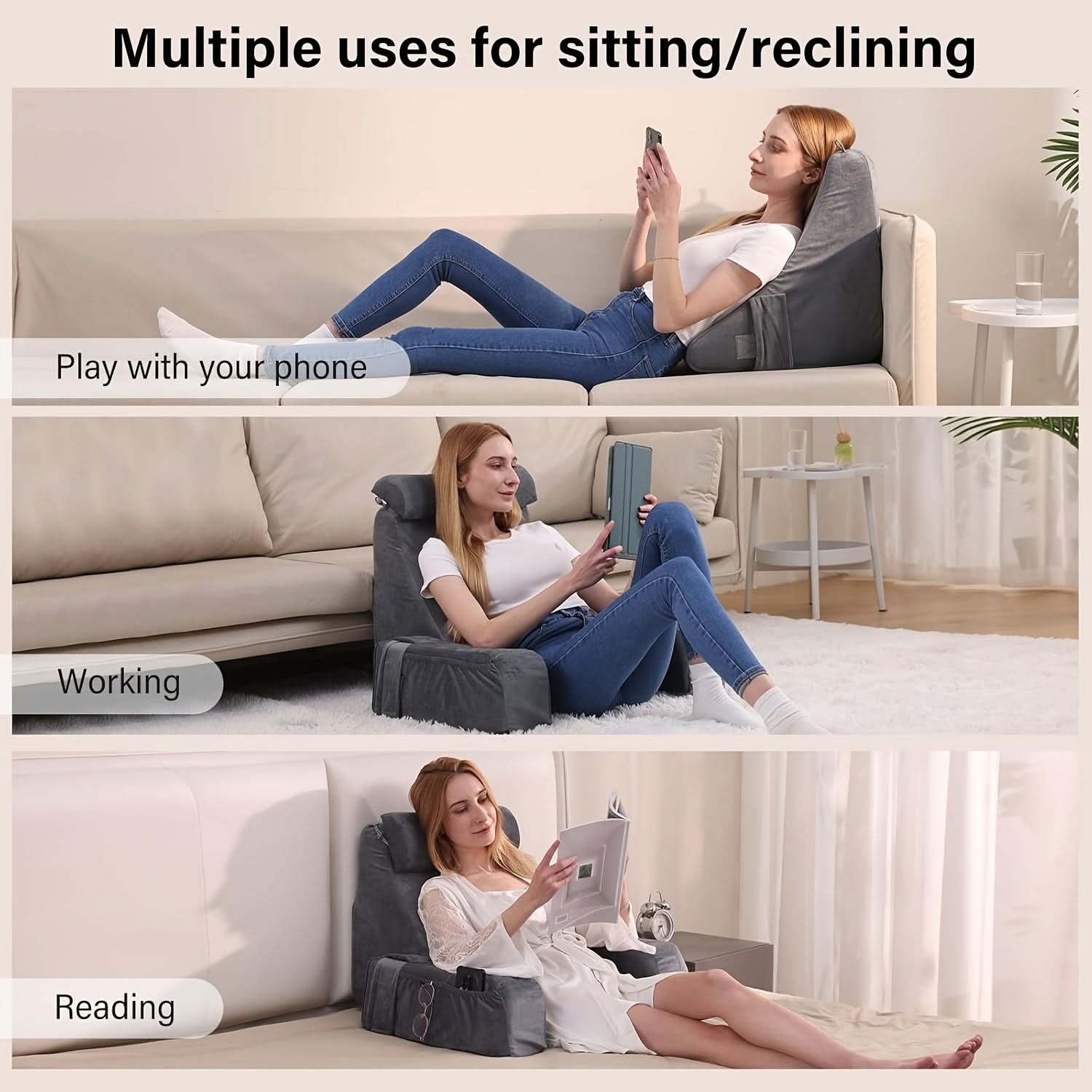 SnoozeEase – Ergonomic Nap Cushion for Office Comfort