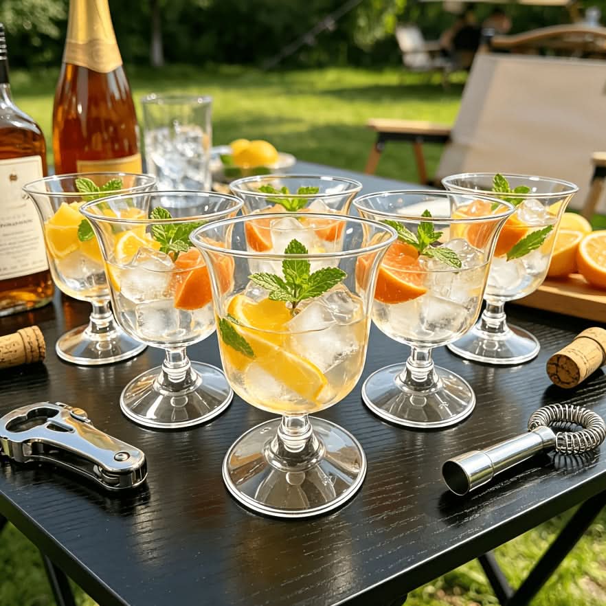 Elegant Outdoor Wine Glass Collection for Every Occasion