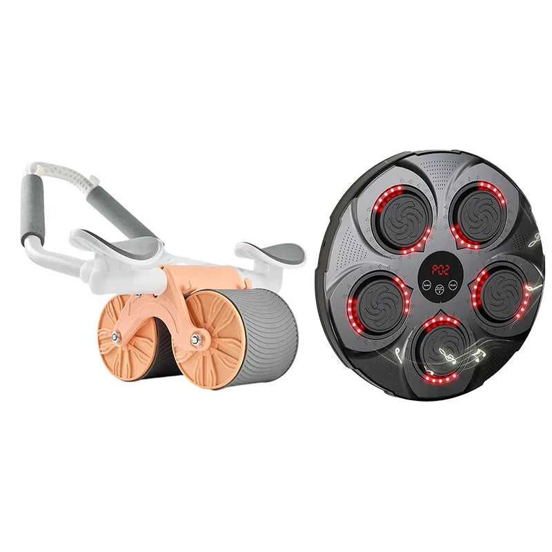 Wall-Mounted Rhythm Punching Trainer | Family Fitness Fun