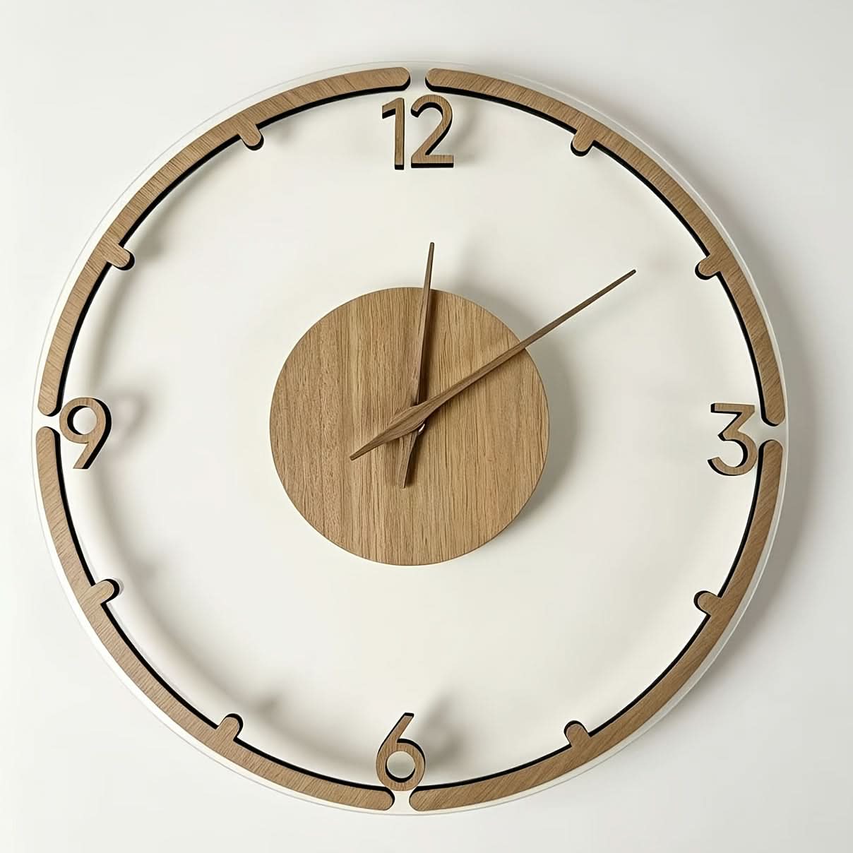 Scandi Essence 30 cm Contemporary Acrylic Wall Timepiece