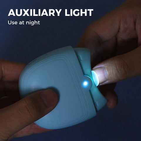 Smart Nail Trimmer and Polisher with Night Light Feature