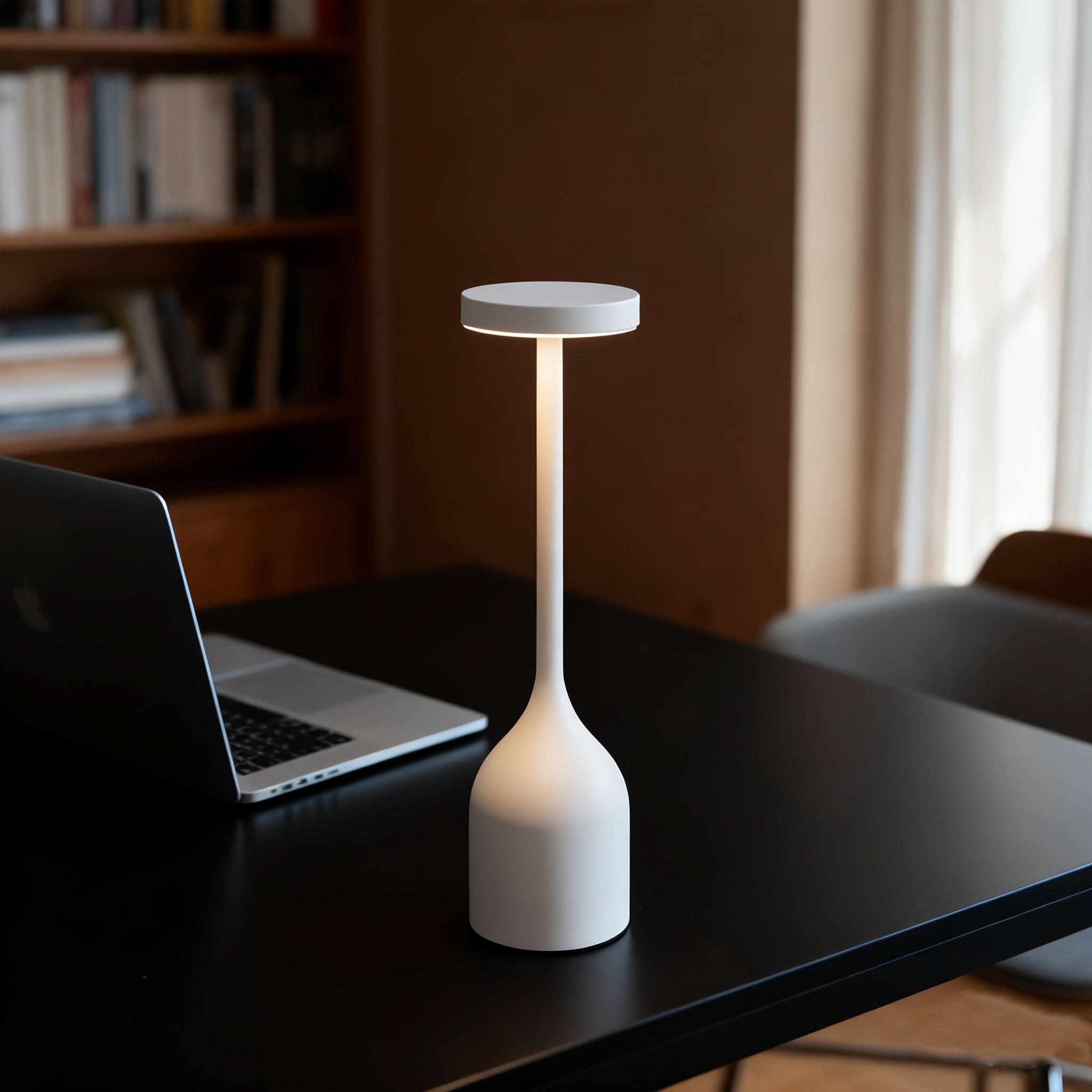 Elysian Light – Rechargeable Table Lamp for Serene Spaces