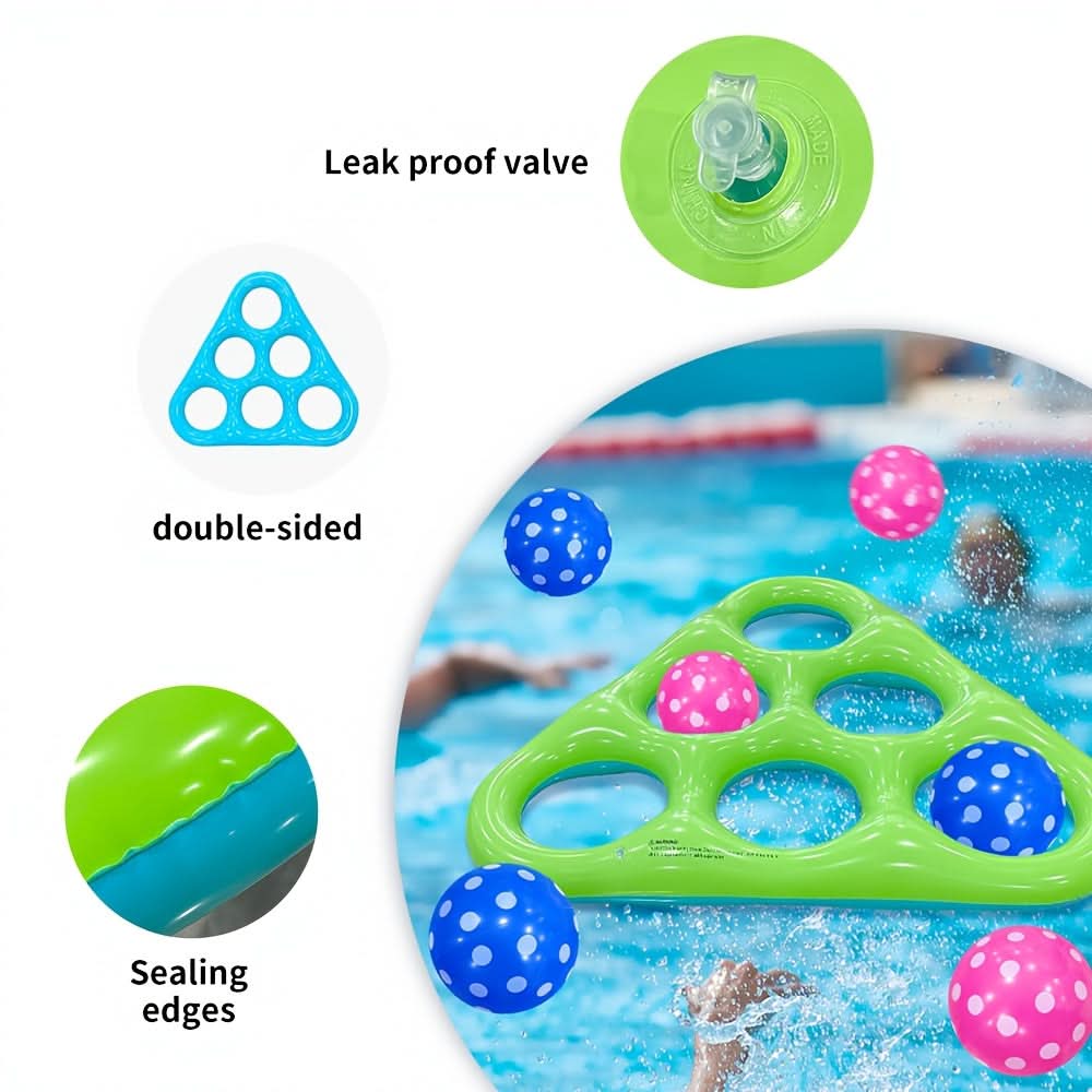 AquaFun Triangular Toss Game for Ultimate Water Play