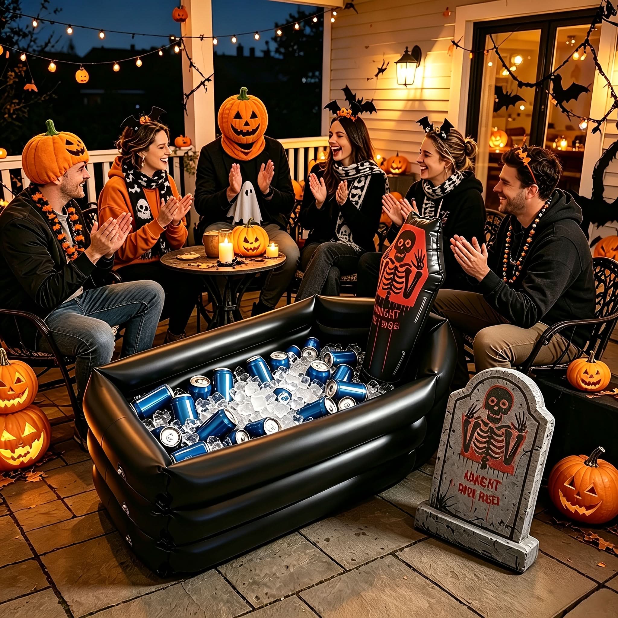 Chilling Spirits - Inflatable Halloween Grave Cooler