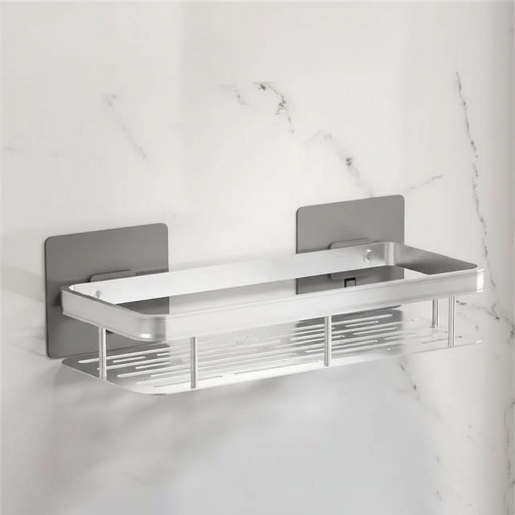 SleekWall – No-Drill Bathroom Shelf for Stylish Spaces