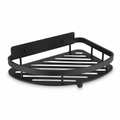 Rustproof Aluminum Corner Shower Shelf (No-Drill Mount)