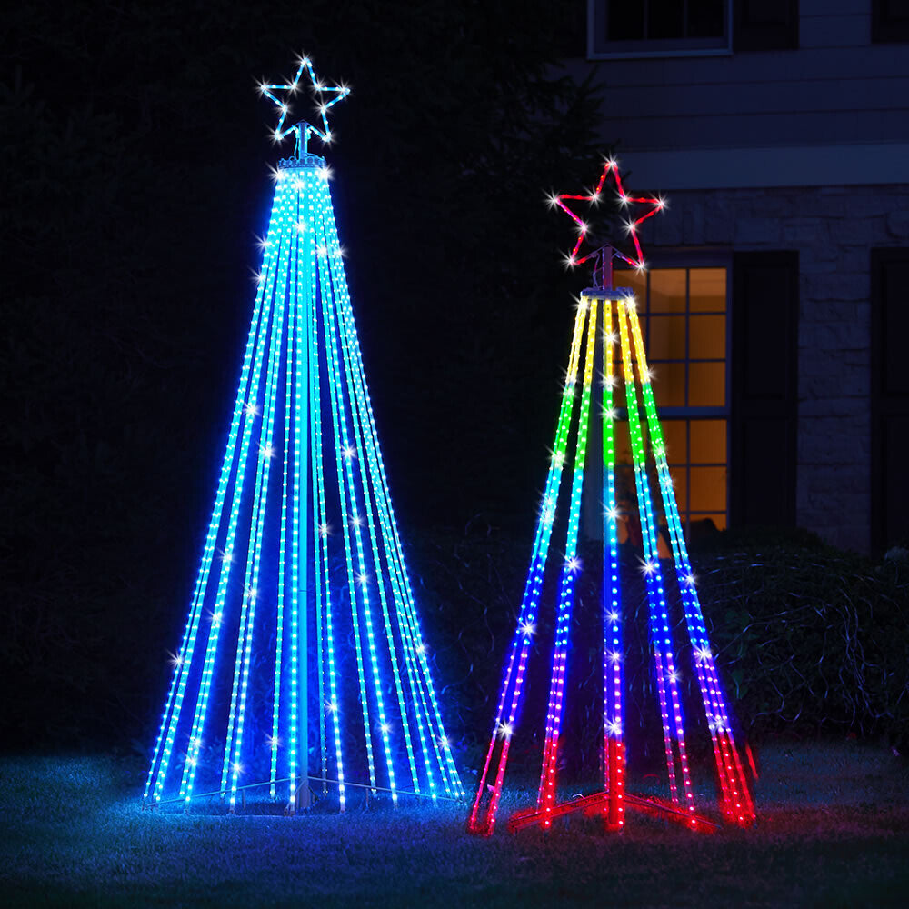 Colorful Animated LED Outdoor Christmas Tree Light Display