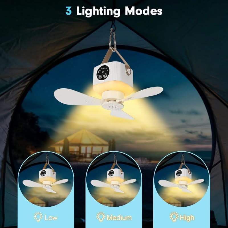 BreezeGlow – Versatile Fan and Lantern for All Your Adventures