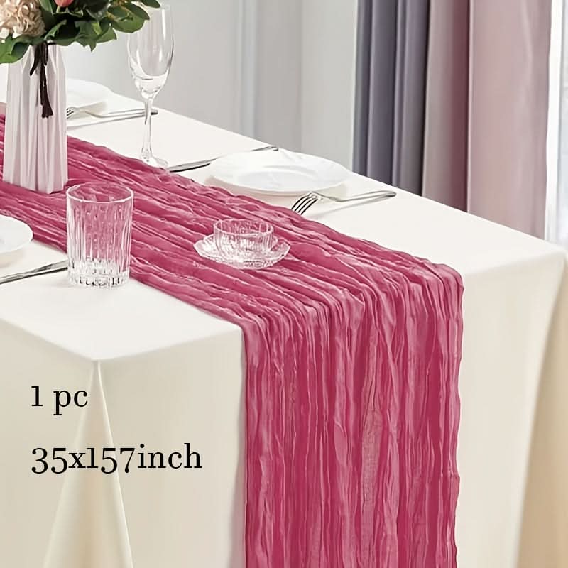 Textured Soft Table Cover for Stylish Celebrations