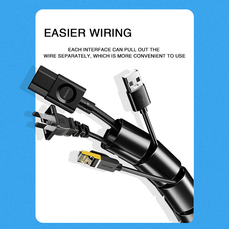 Desk Cable Management System for a Clutter-Free Workspace