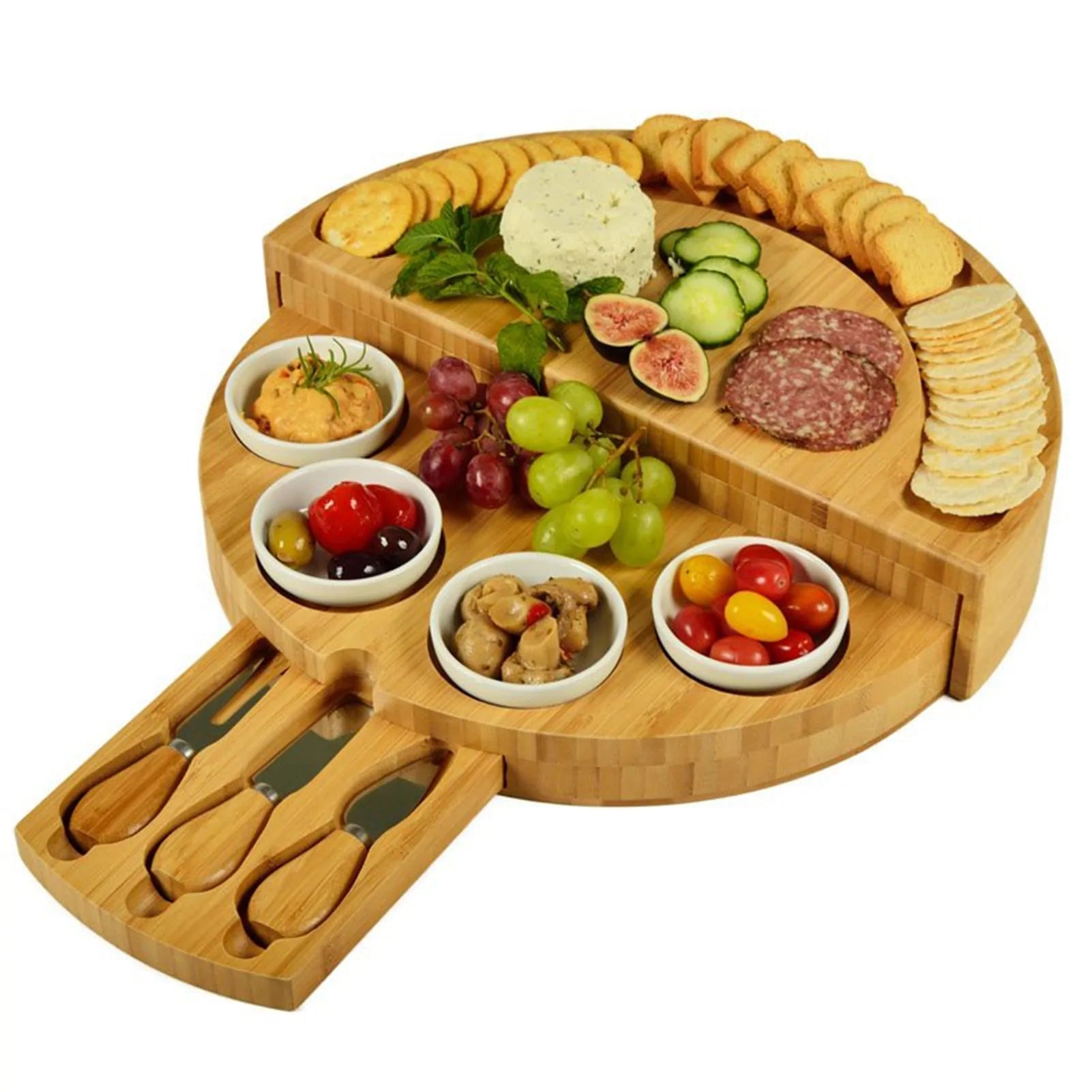 Cheese Serving Board Made of Bamboo