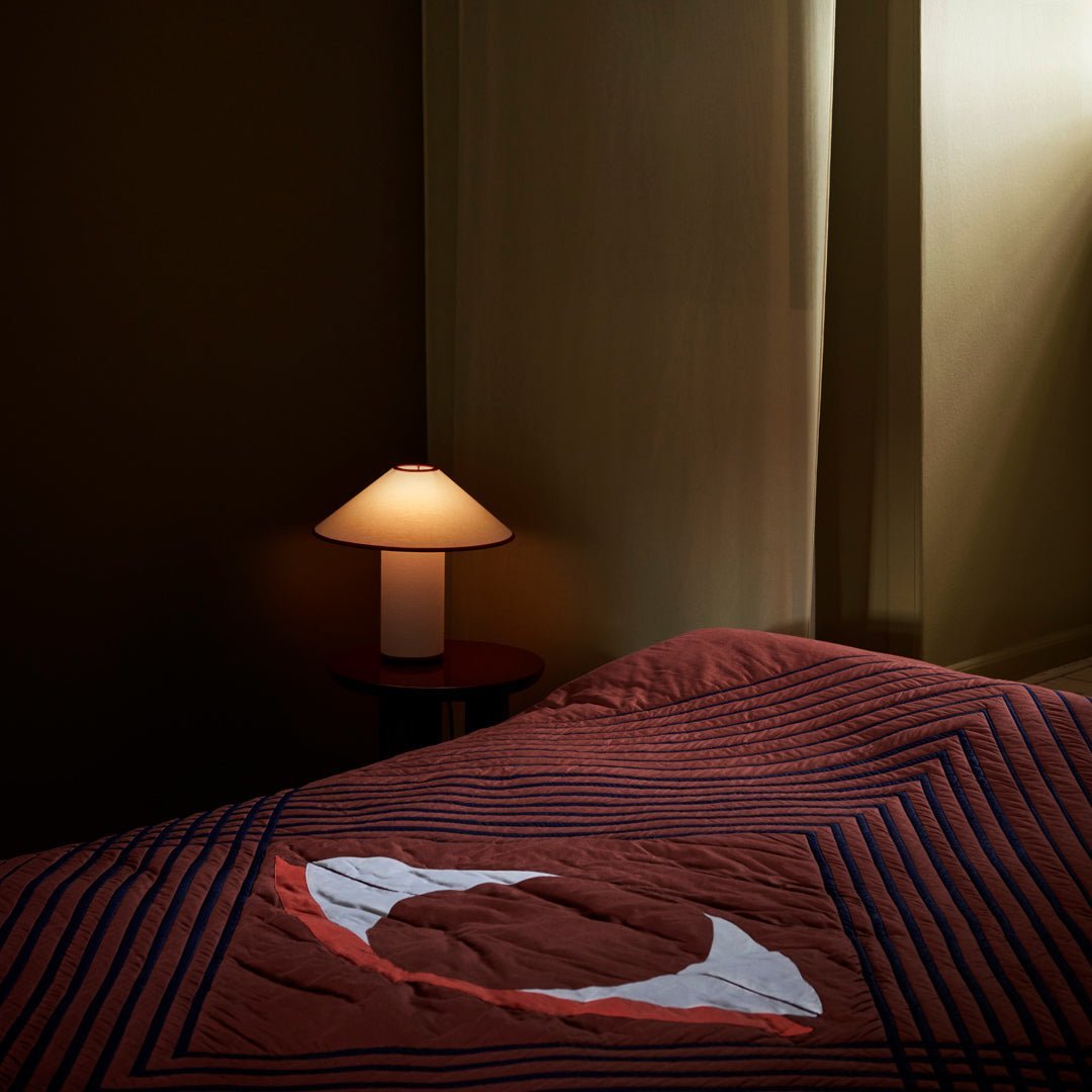 Fabric Shade Table Lamp – Modern Lighting Fixture