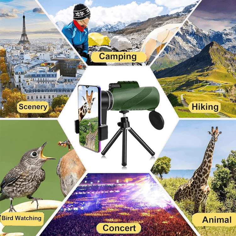 Compact Zoom Lens Monocular – 600x HD for Outdoor Exploration