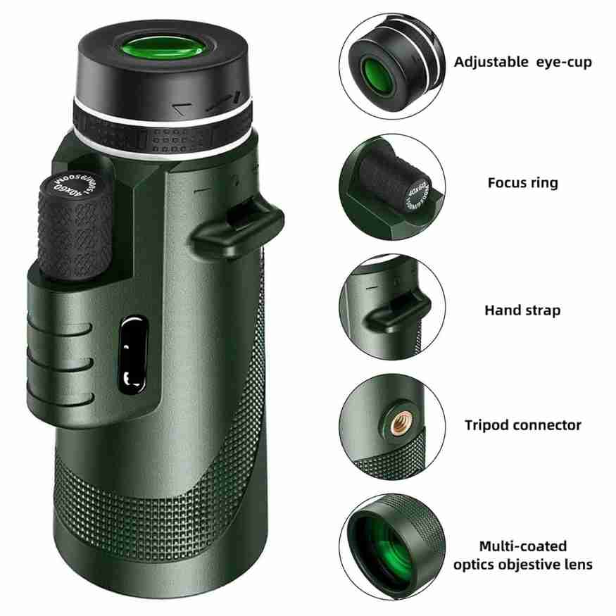 Compact Zoom Lens Monocular – 600x HD for Outdoor Exploration