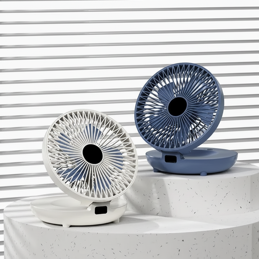 Compact Folding Desk Fan - Versatile Cooling Solution for Any Space