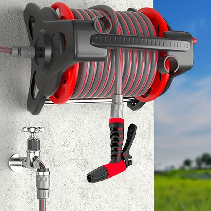 AquaSpiral – Standalone Garden Hose for Effortless Outdoor Tasks