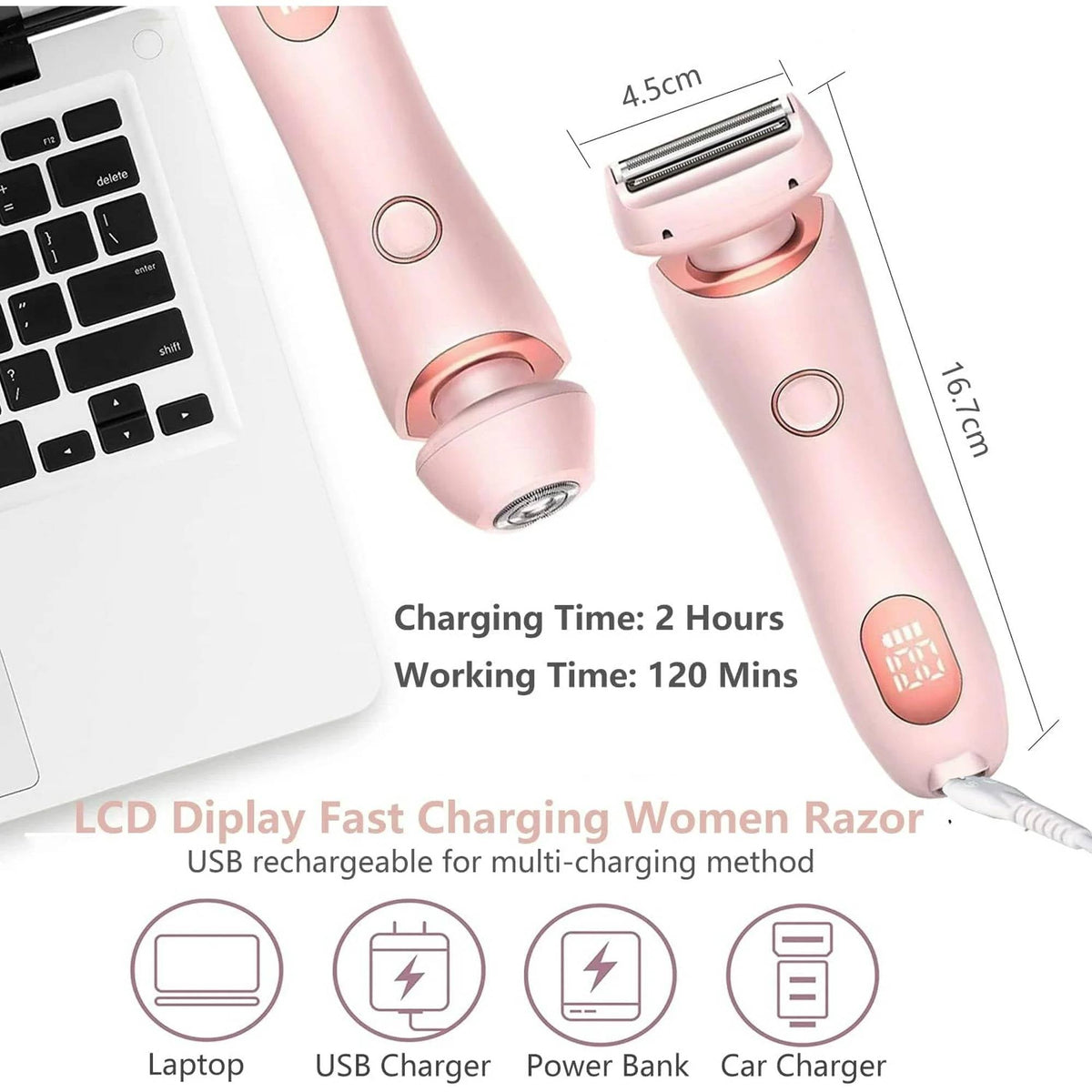 SilkGlide Women's Electric Shaver