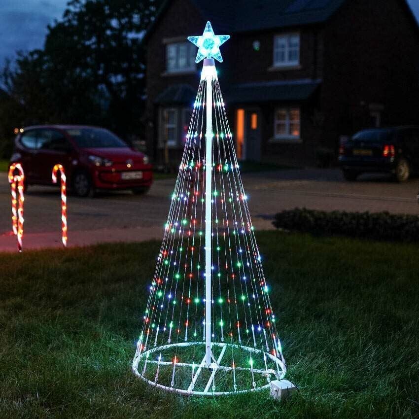 Colorful Animated LED Outdoor Christmas Tree Light Display
