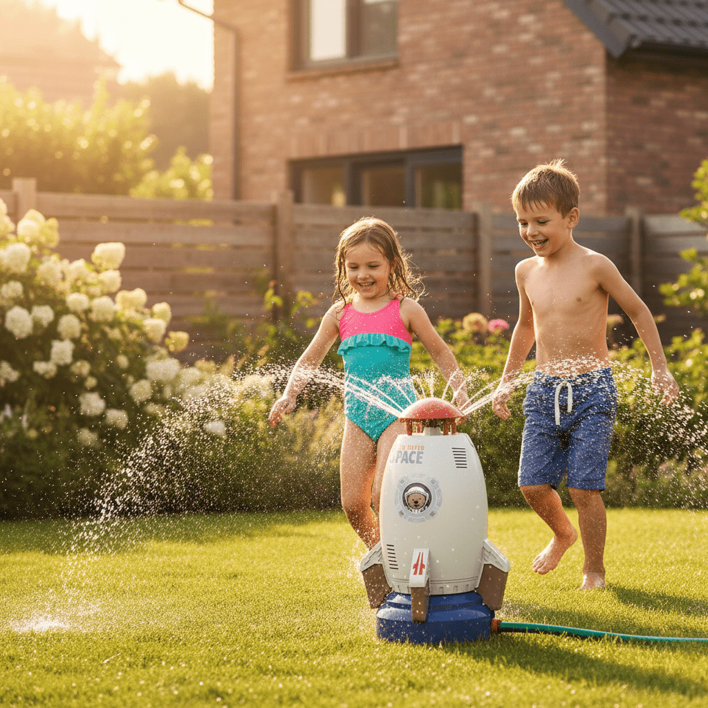 AquaTwist – Fun Rotating Sprinkler for Outdoor Play