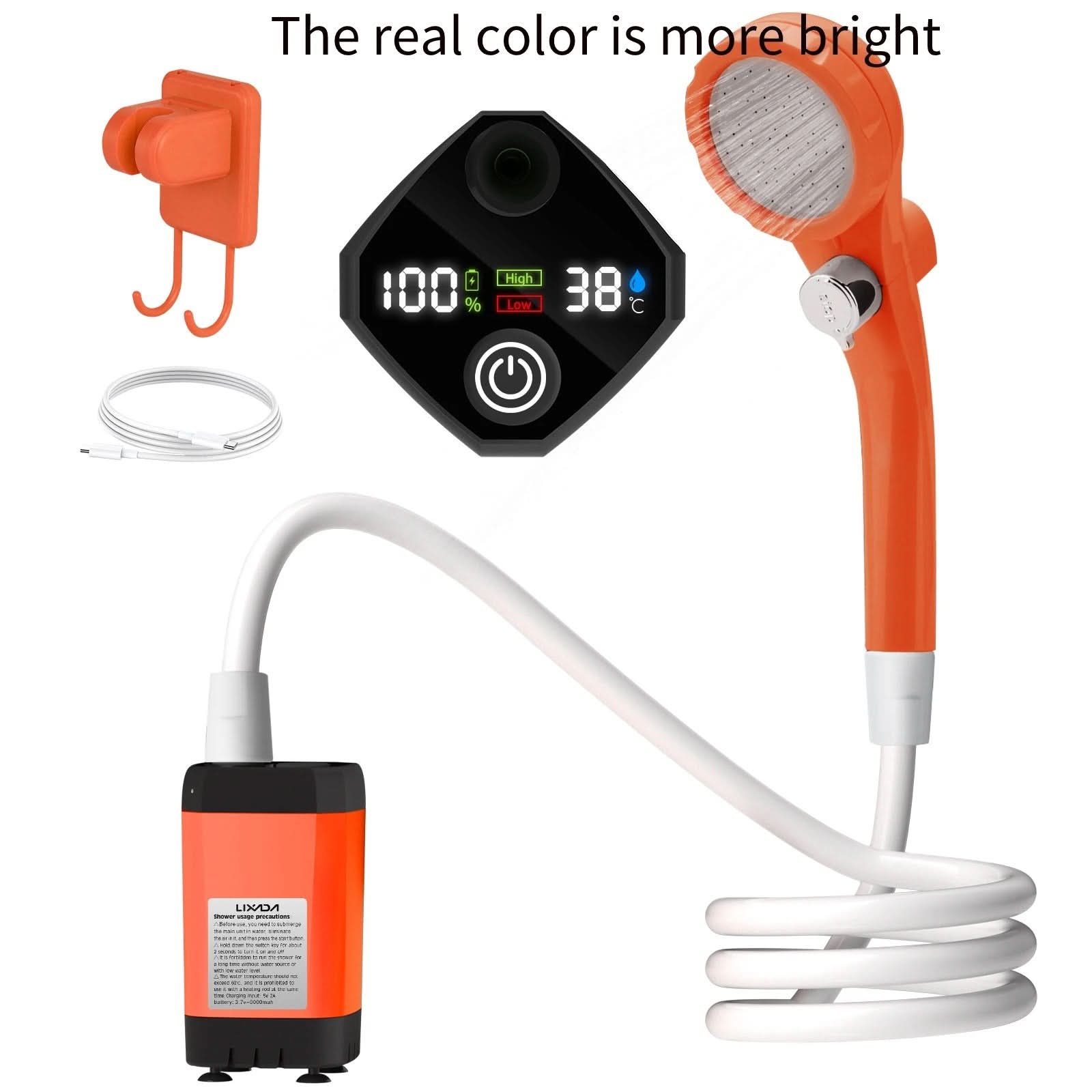 AquaJet – Rechargeable Portable Shower System with Boosted Spray