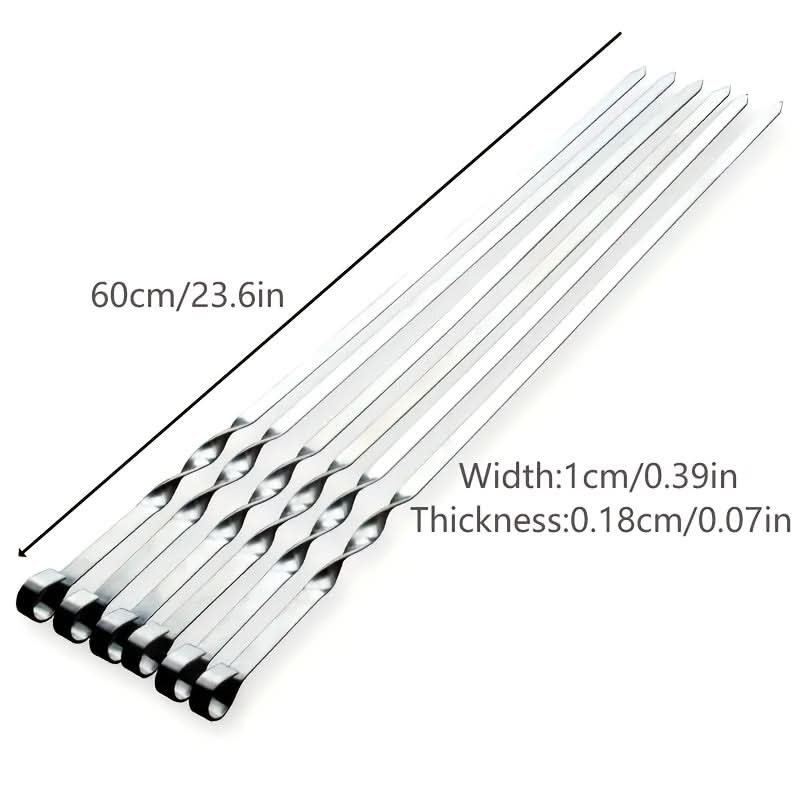 GrillMaster Pro – Premium Long-Handled Skewers Set