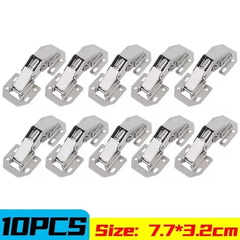 10-Pack Soft-Close Cabinet Hinges for Seamless Functionality