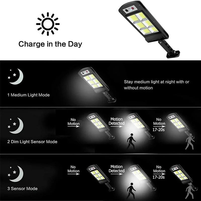 High-Efficiency Solar-Powered Outdoor Light