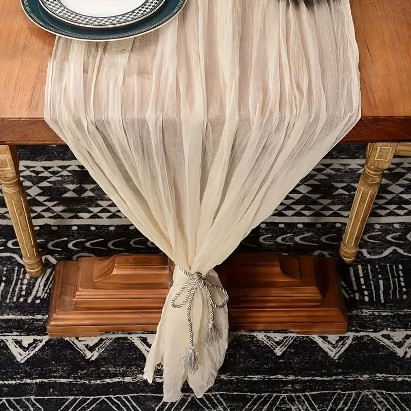 Textured Soft Table Cover for Stylish Celebrations