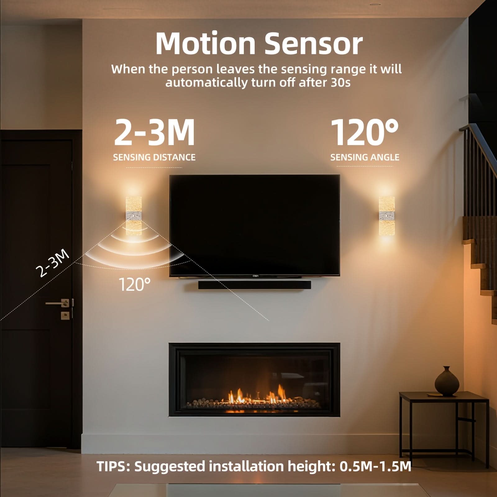 SmartGlow Motion-Activated Rechargeable LED Lamp
